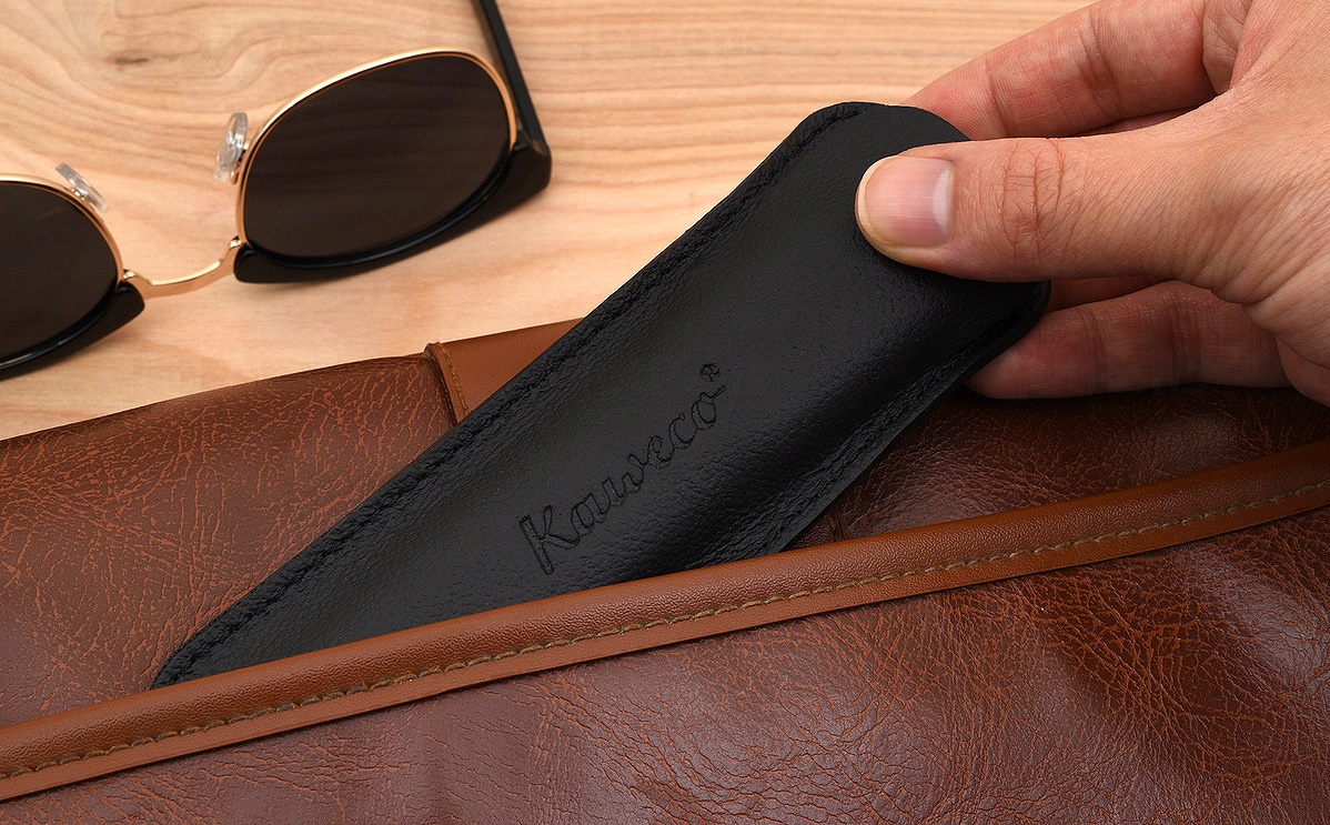 Kaweco Eco Leather Pouch - 1 Liliput Pens - Black