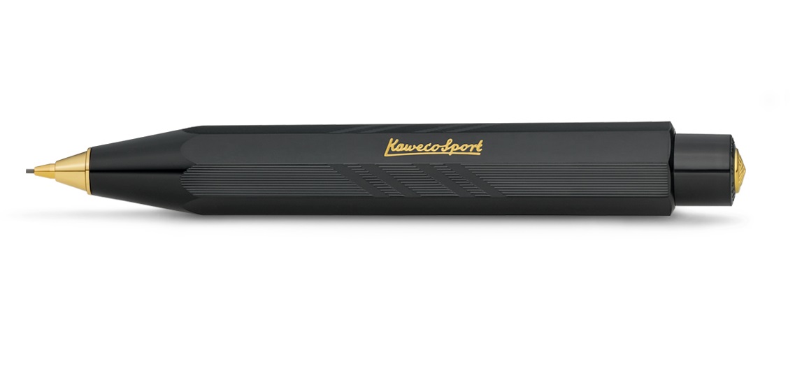 Kaweco Classic Sport Guilloche Mechanical Pencil, (0.7 Mm) - Black