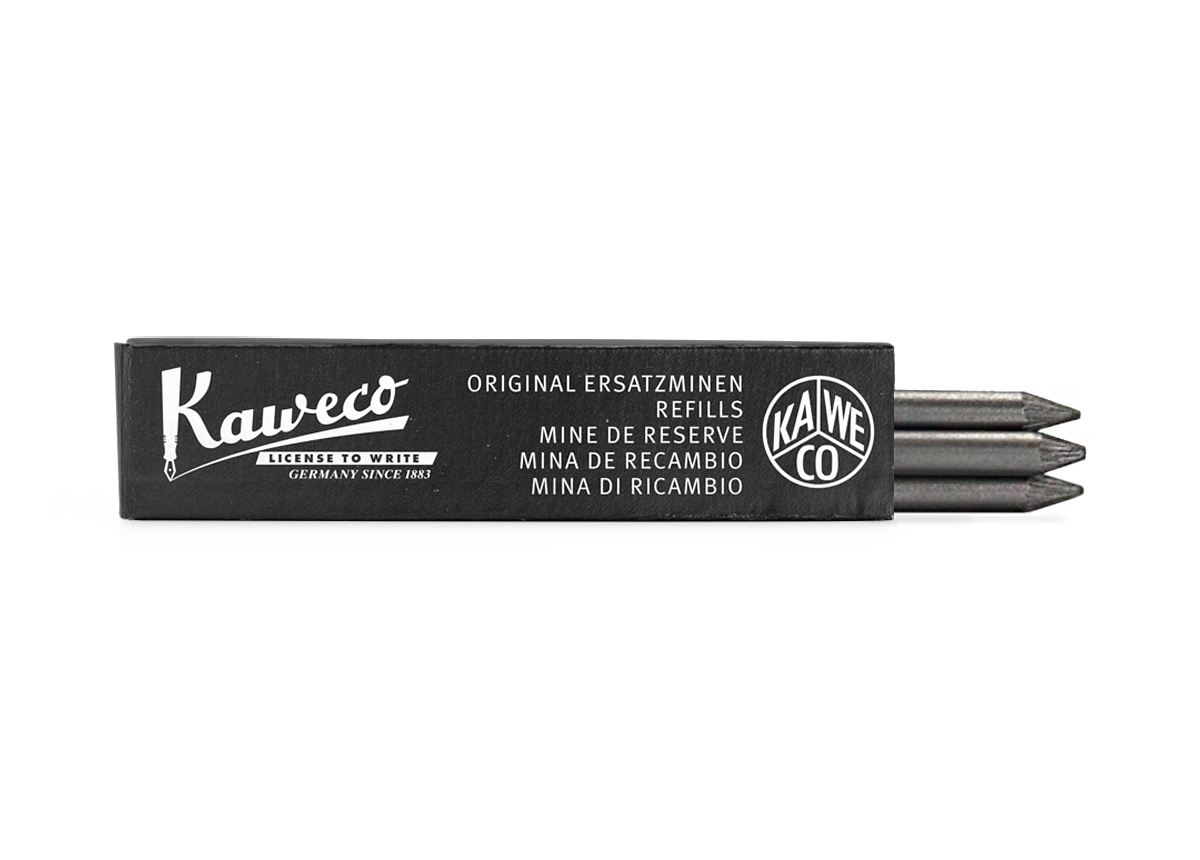 Kaweco Pencil, Leads 5B - 3 pcs (5.6 mm)