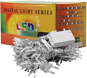 LED Digital Street Curtain String Fairy Light Series