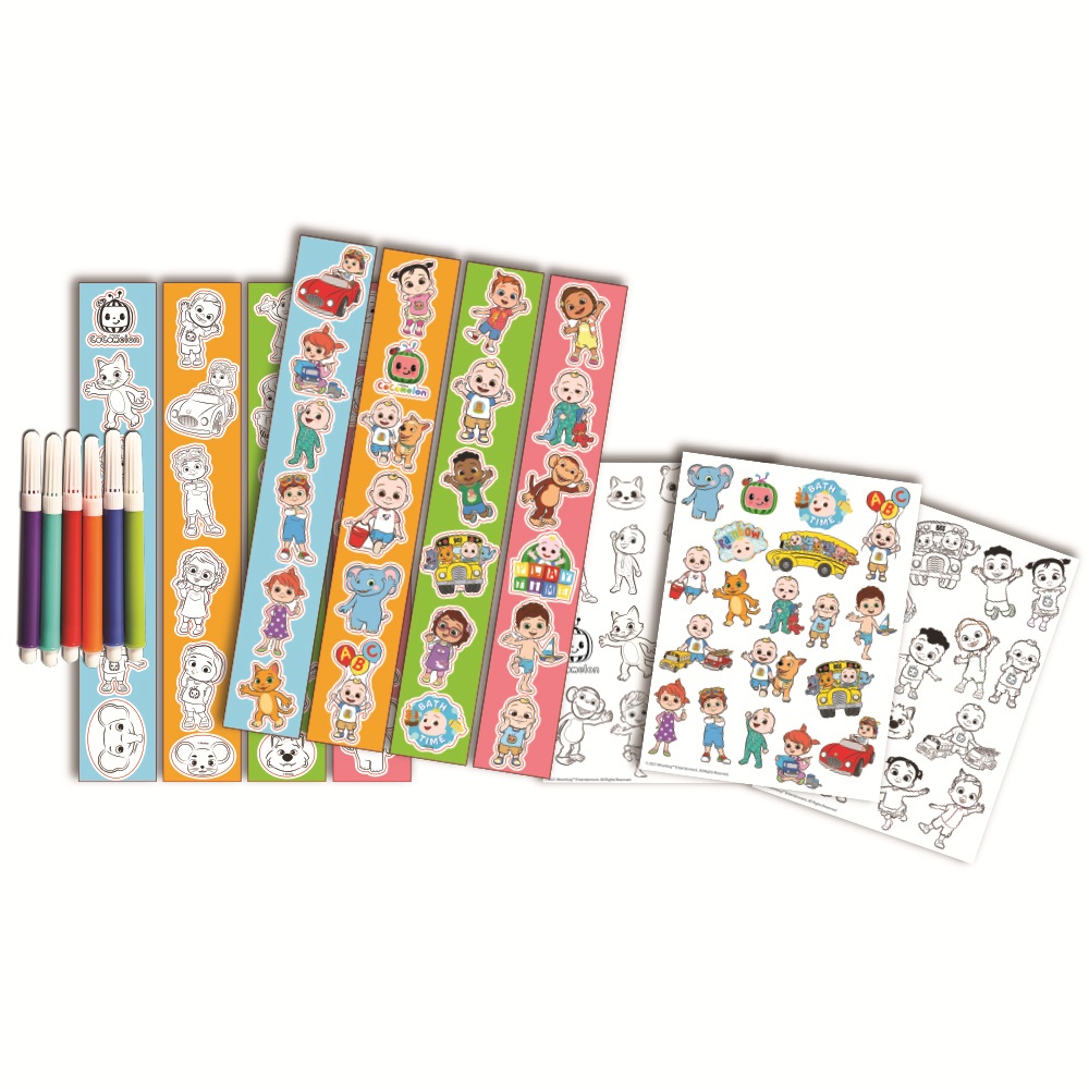 CoComelon Tattoos and Stickers Set