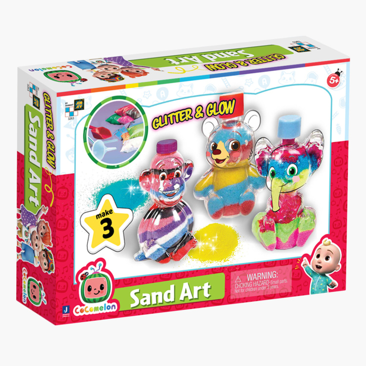CoComelon Glitter and Glow Sand Art Playset