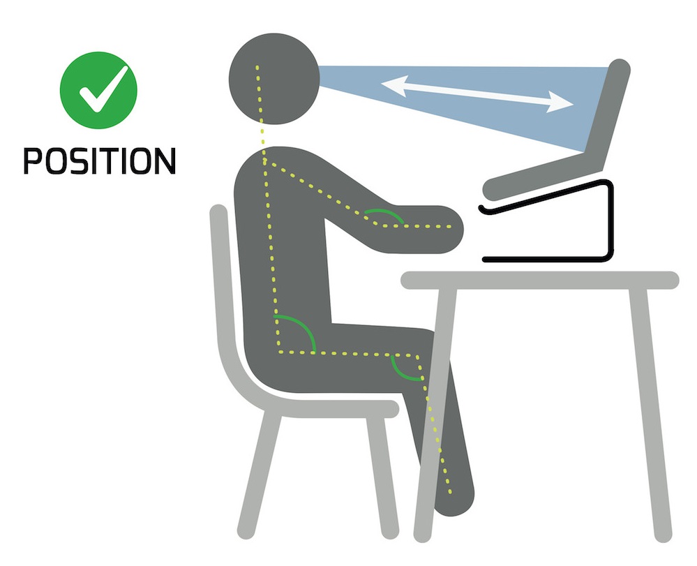 Port Designs Ergonomic Notebook Aluminium Stand