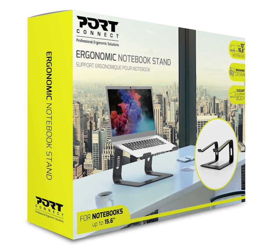 Port Designs Ergonomic Notebook Aluminium Stand