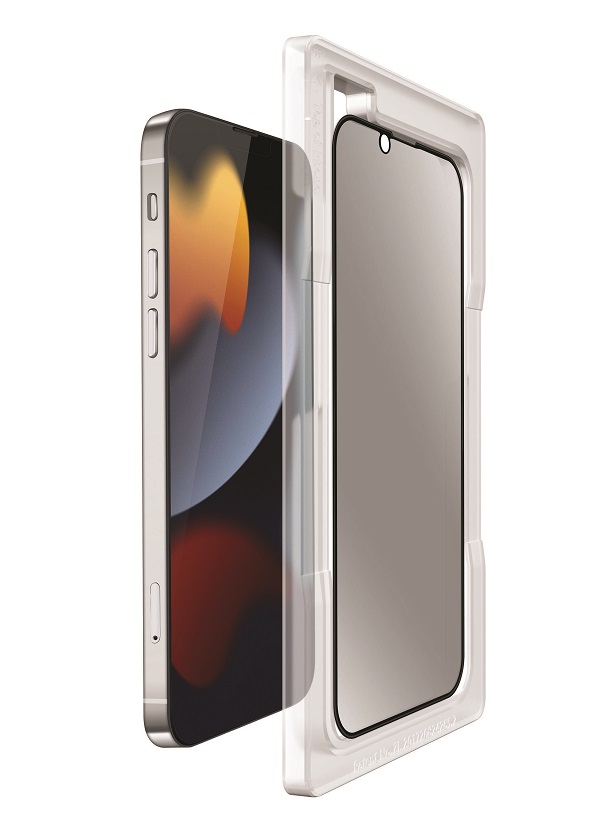 Torri Bodyglass Screen Protector, Anti-bacterial Coating - for iPhone 13 Pro Max (6.7”) - Privacy