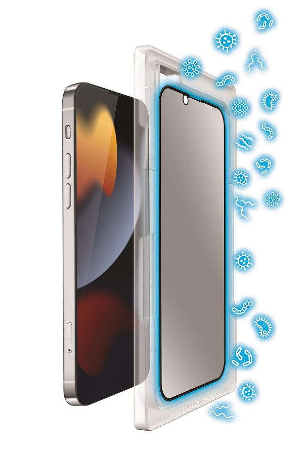 Torri Bodyglass Screen Protector, Anti-bacterial Coating - for iPhone 13 Pro Max (6.7”) - Privacy