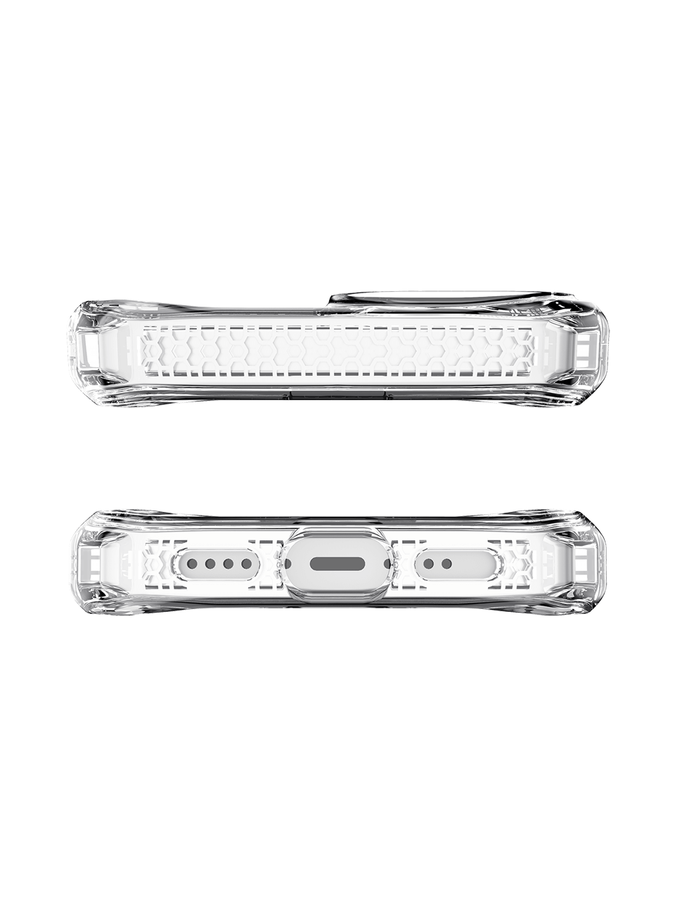 Itskins Spectrum Clear Antimicrobial Case 3M Drop Safe for iPhone 13 Pro (6.1) - Transparent
