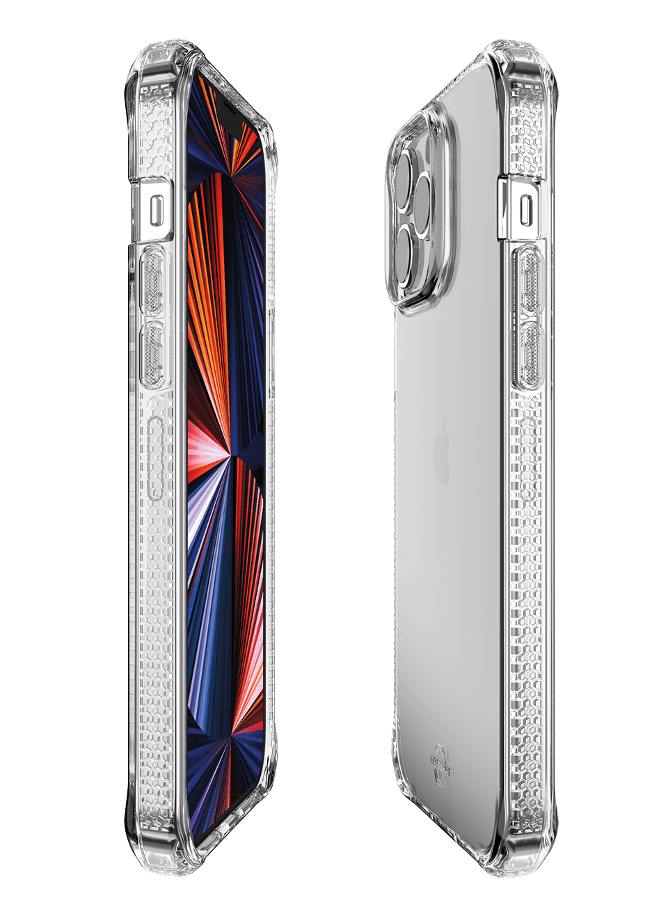 Itskins Spectrum Clear Antimicrobial Case 3M Drop Safe for iPhone 13 Pro (6.1) - Transparent