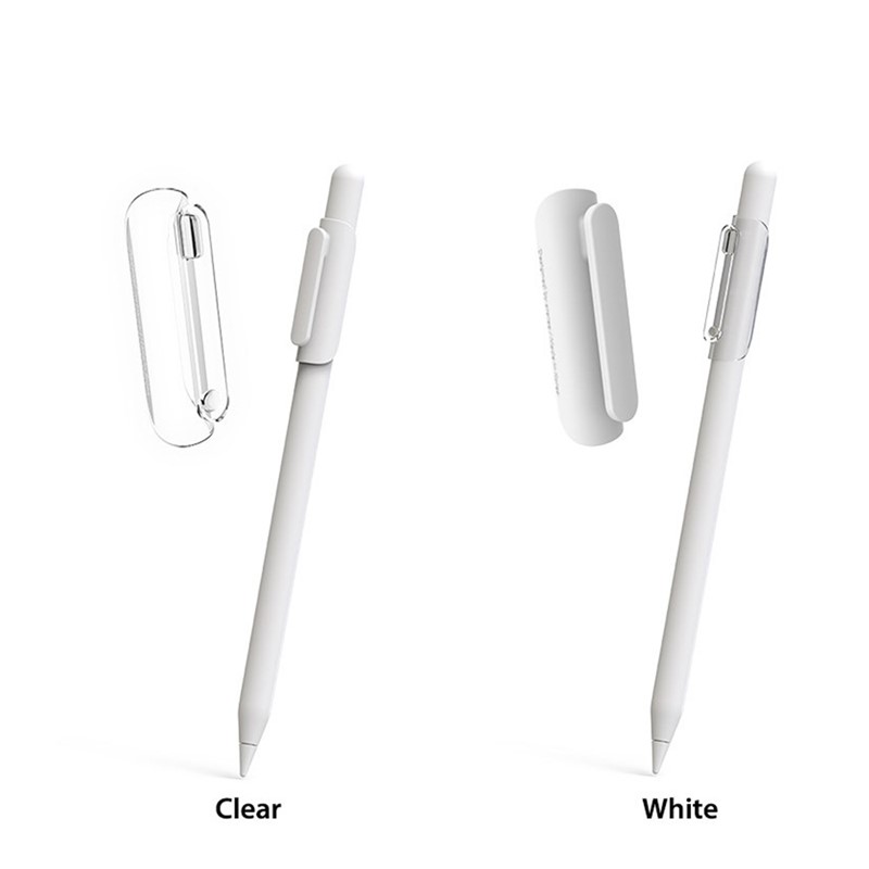 Araree A-Clip For Apple Pencil 2 Pcs Set - Clear And White