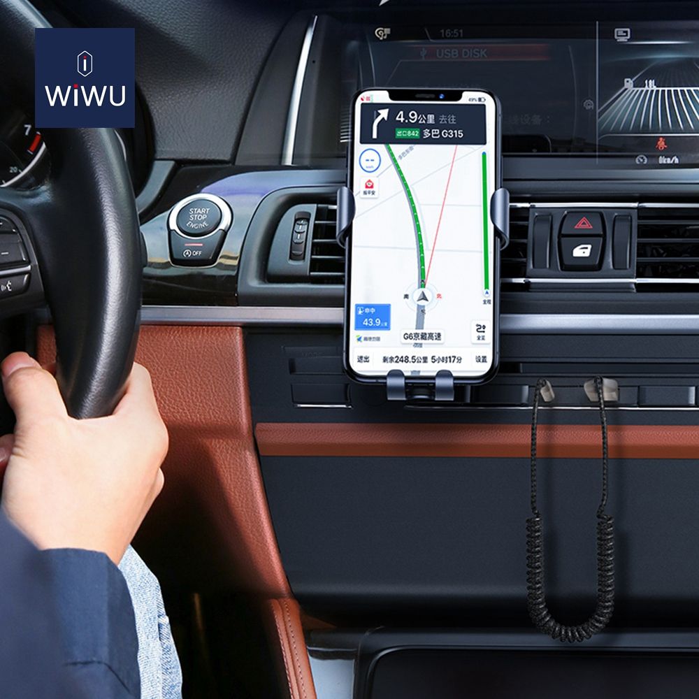 WiWU Car Wireless Audio Cable For Car Speaker Bluetooth Connectivity - Black - ABP-YP04-BK