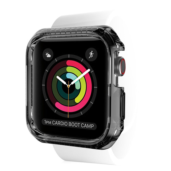 Itskins Spectrum Bumper Case For Apple Watch Series 4 - 40Mm Smoke + Clear 2 Pcs