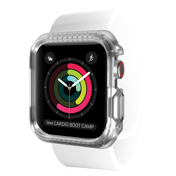 Itskins Spectrum Bumper Case For Apple Watch Series 4 - 44Mm Smoke + Clear 2 Pcs