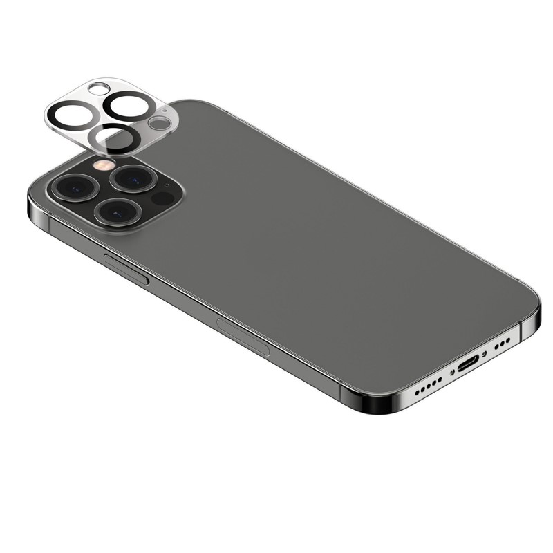 Torrii Bodyglass Camera Lens Protector for iPhone 13 Pro (6.1) / Pro Max (6.7) Anti-bacterial Coating - Clear