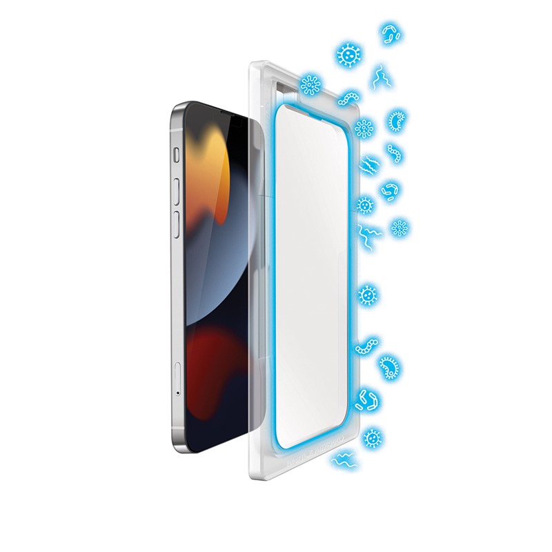 Torrii Bodyglass Screen Protector for iPhone 13 Pro Max (6.7”) Anti-bacterial Coating - Clear