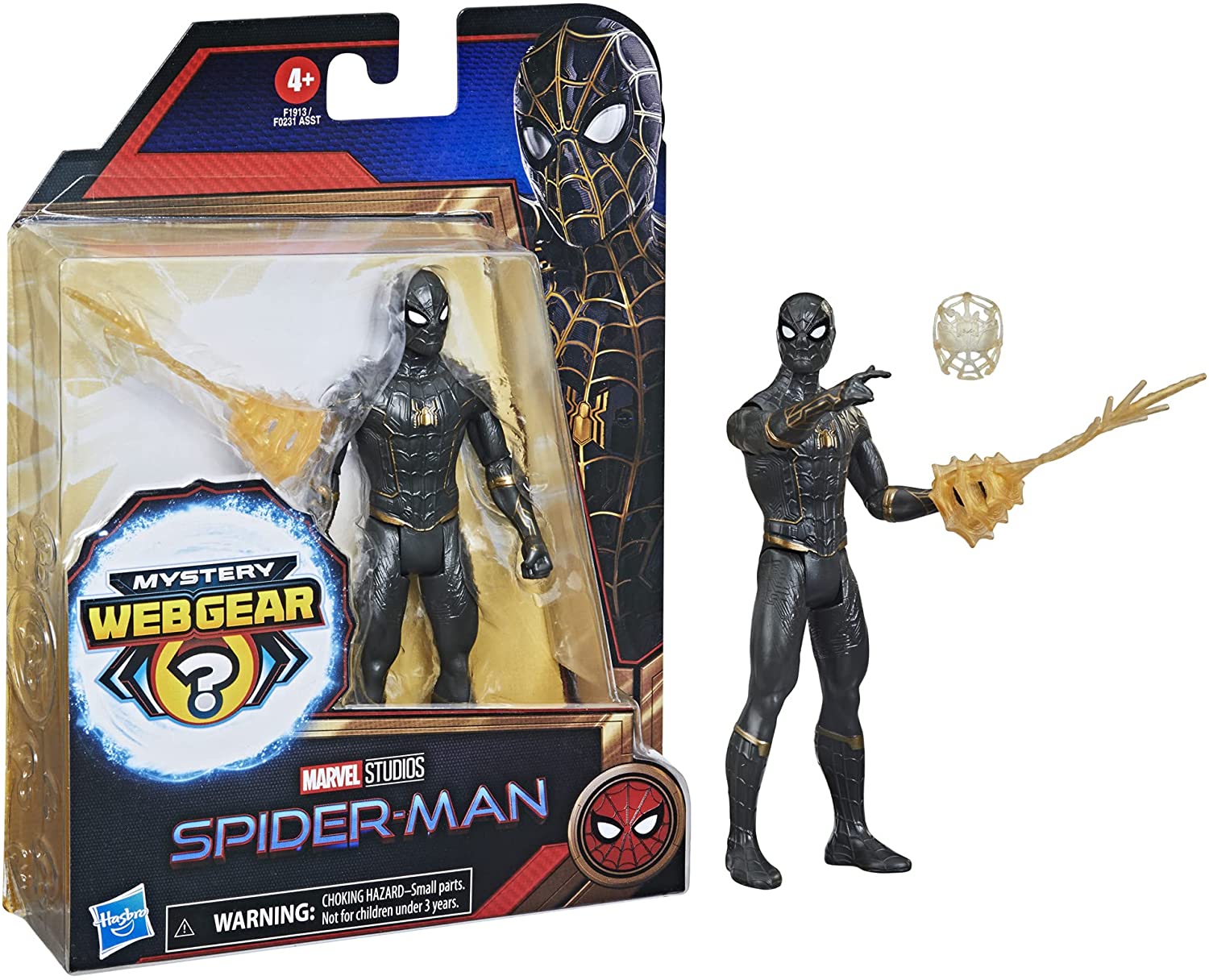 Hasbro Marvel Legends Series Black and Gold Suit Action Figure