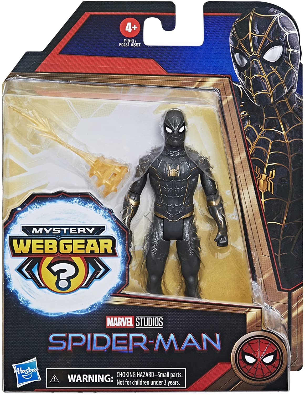 Hasbro Marvel Legends Series Black and Gold Suit Action Figure