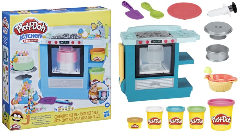 Play-Doh Hasbro Kitchen Creations Rising Cake Oven Bakery Playset