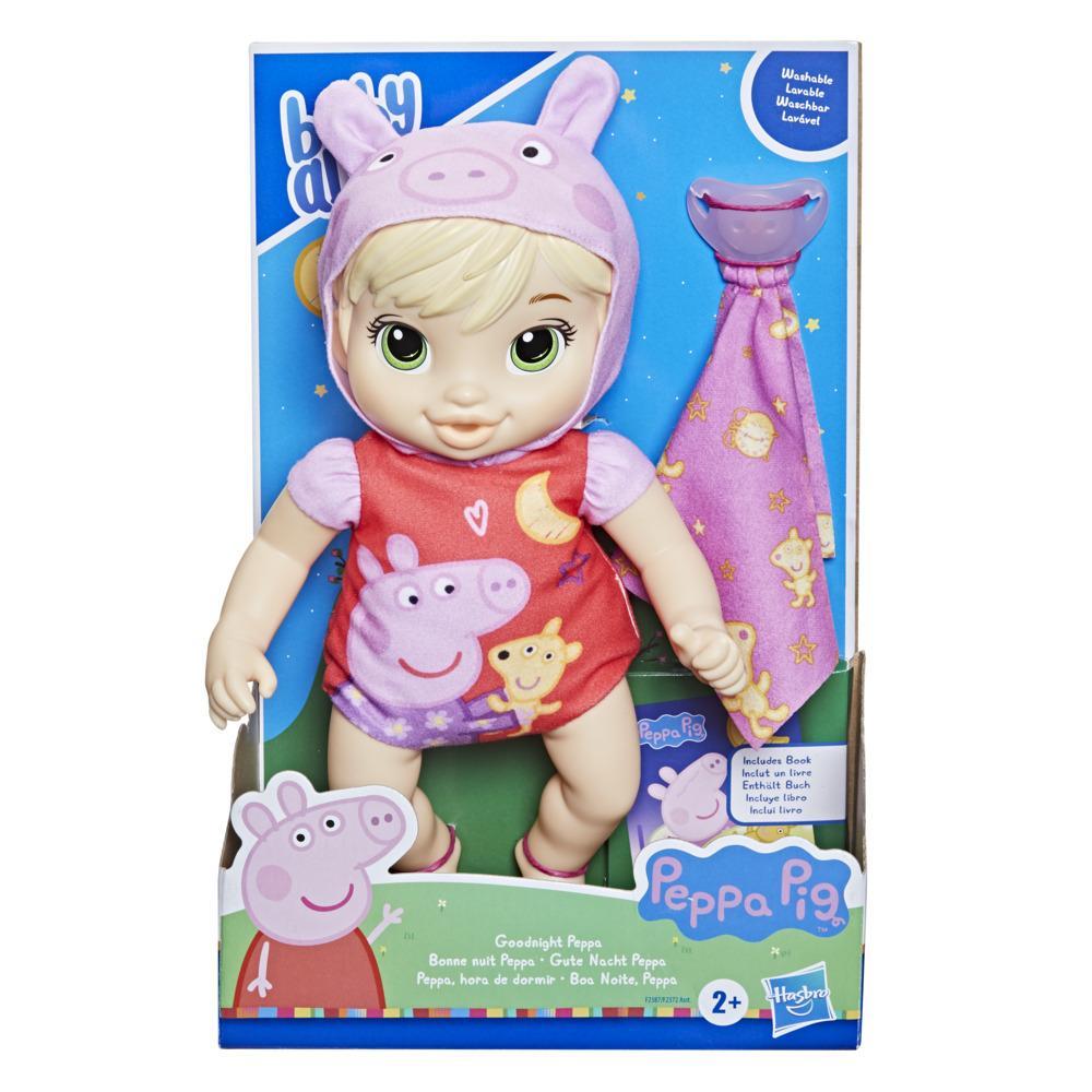 Baby Alive Hasbro Goodnight Peppa Doll, Peppa Pig Toy, First Baby Doll, Soft Body