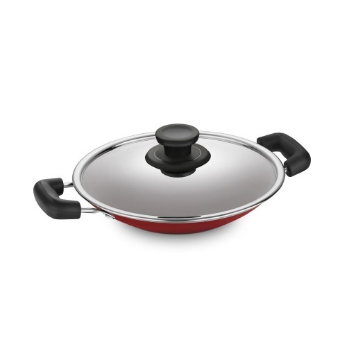 Pigeon Special Appchetty Fry Pan 0 cm diameter with Lid 1.5 L capacity(Aluminium, Non-stick)