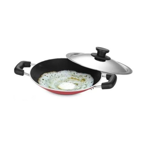 Pigeon Special Appchetty Fry Pan 0 cm diameter with Lid 1.5 L capacity(Aluminium, Non-stick)