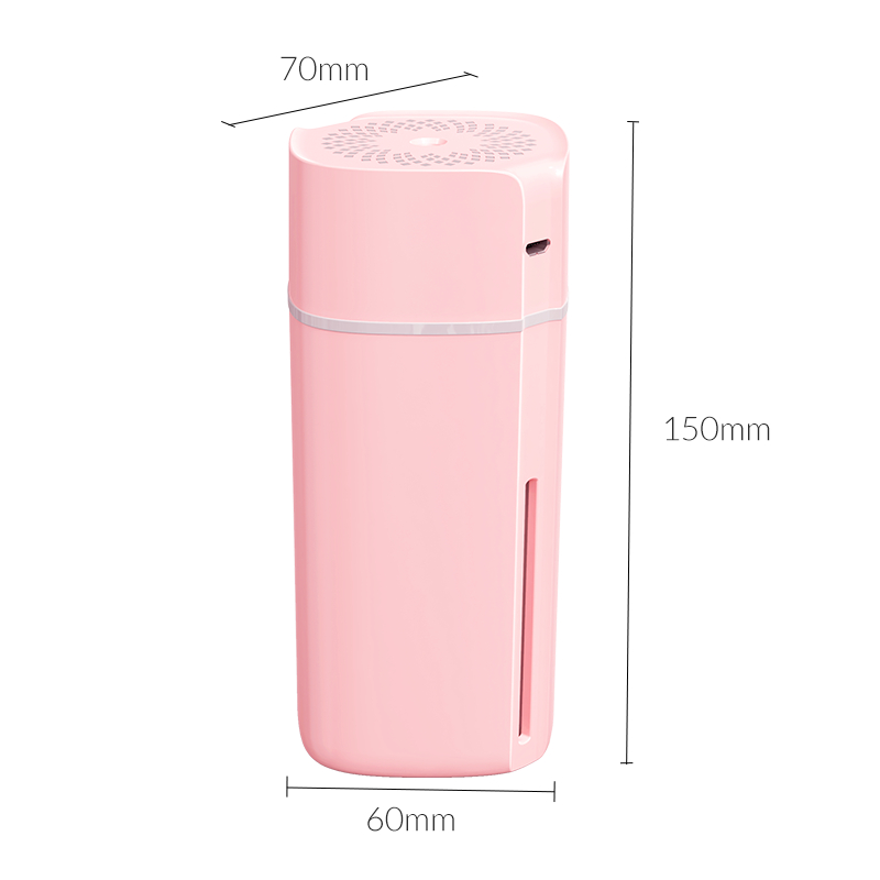 ORICO Humidifier Suitable for in the Car - Dual Mode - LED Lighting - Pink