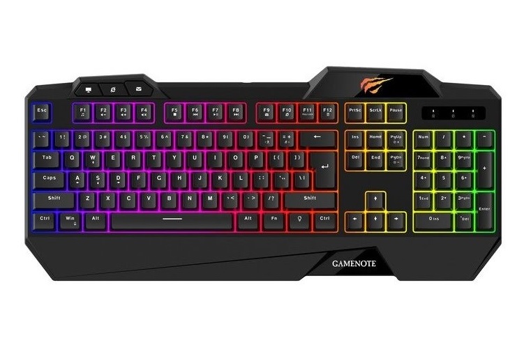 Havit KB488L USB Multi-Function Backlit Black Gaming Keyboard