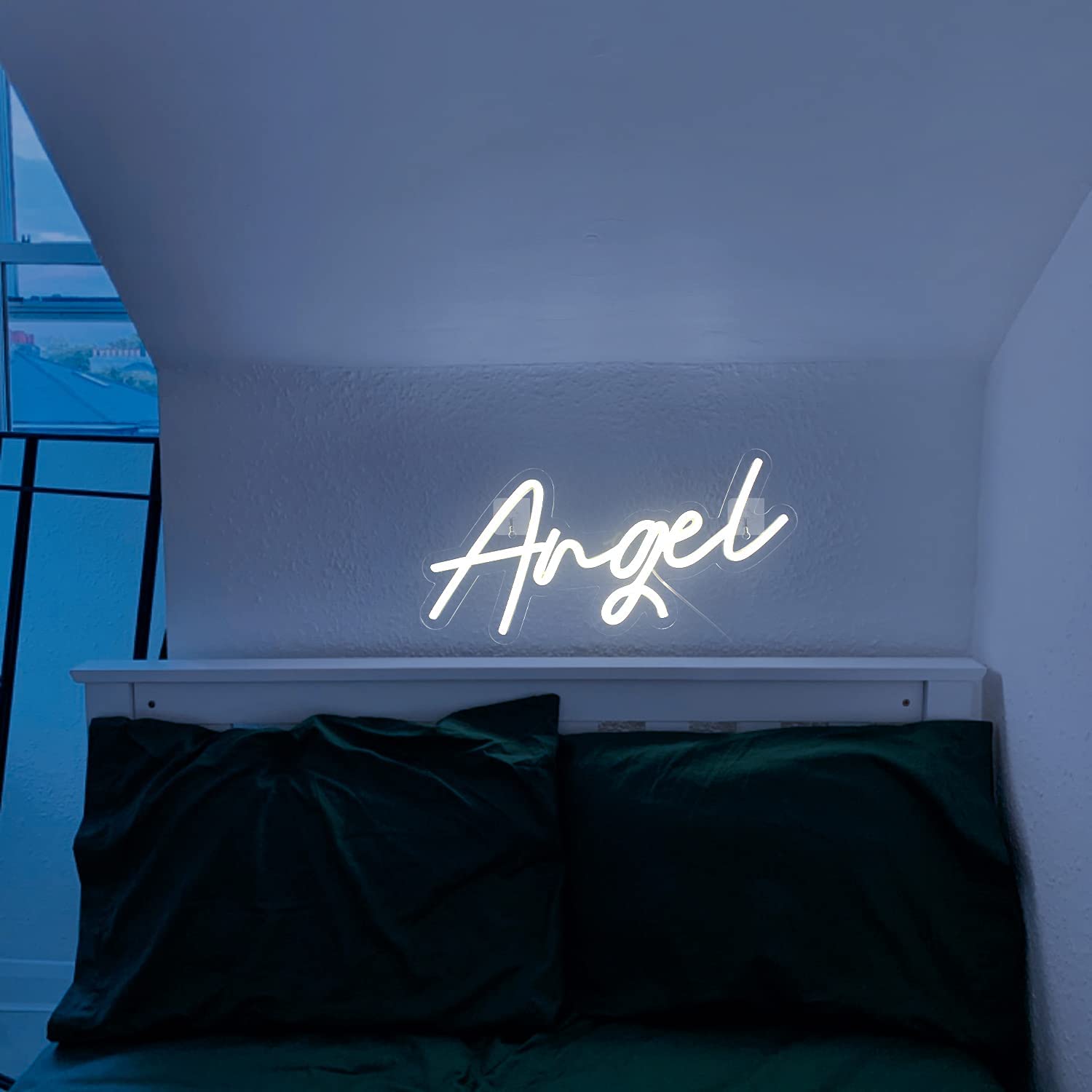 LED Neon Sign - Angel (60cm X 30cm)