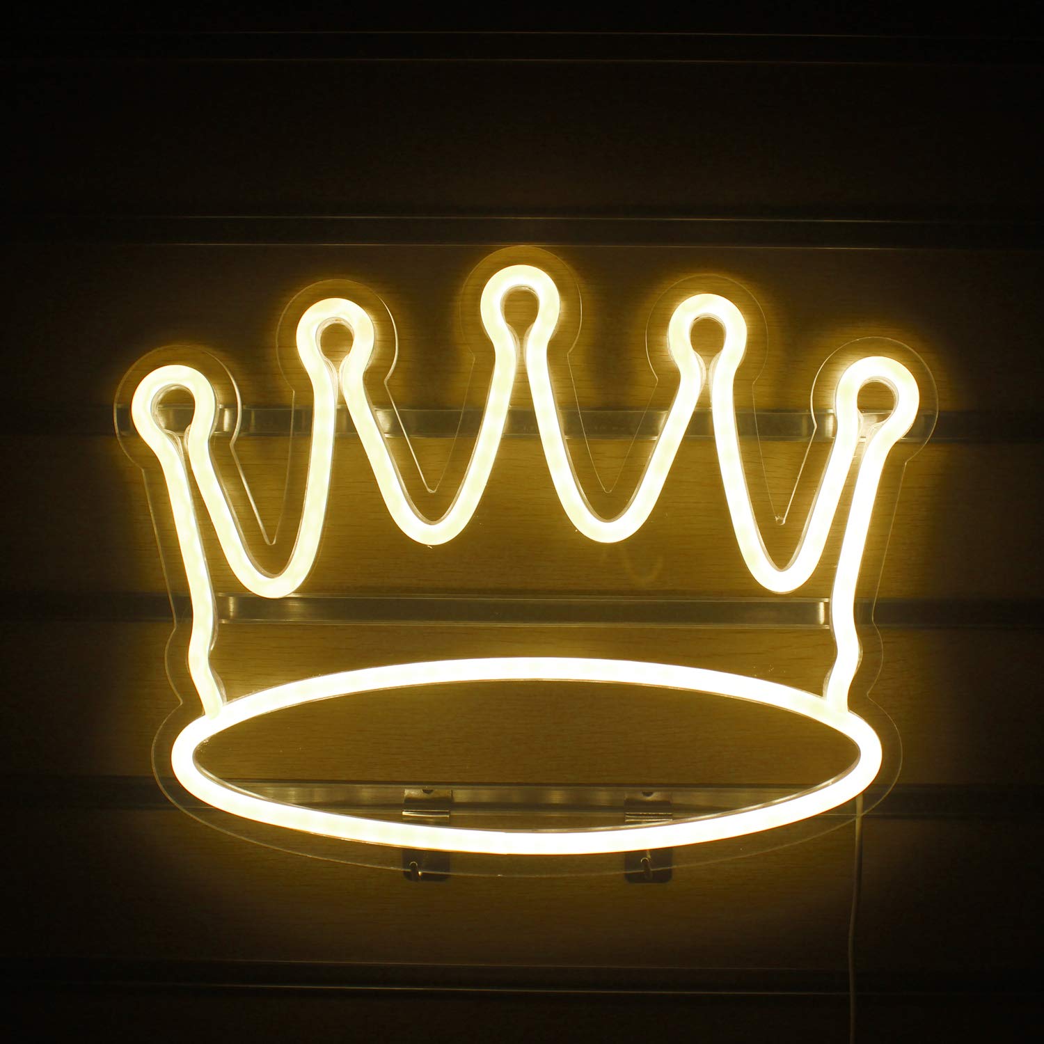 LED Neon Sign - King Crown (35cm X 27cm)