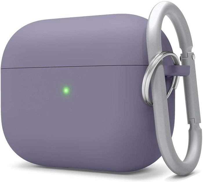 Elago AirPods Pro Liquid Hybrid Case with Keychain - Lavender Grey