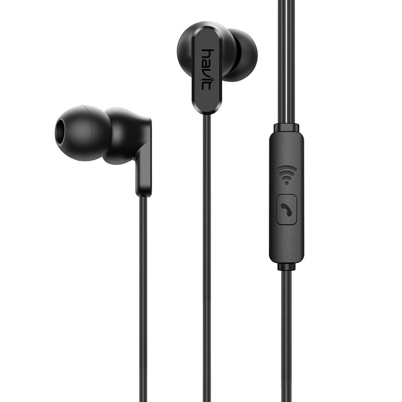 Havit E73P Wired Earphone - Black