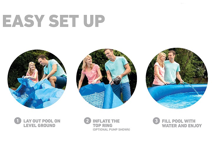Intex 8 Ft X 24-inch Easy Pool Set - Blue