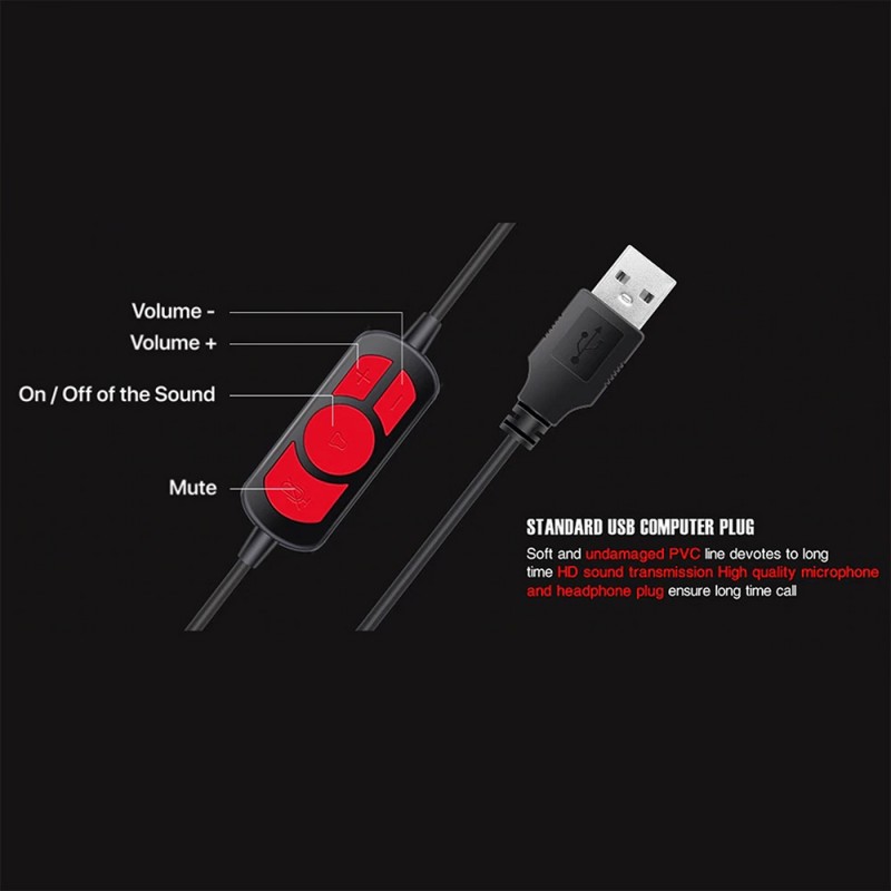 Trands Wired Over-Ear Headphones - TR-HS799