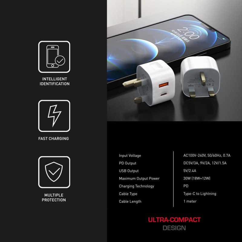 Trands 30W PD Travel Charger - TR-AD762