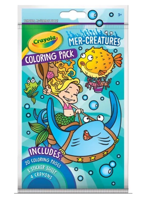 Crayola Mer-Creatures Coloring Book