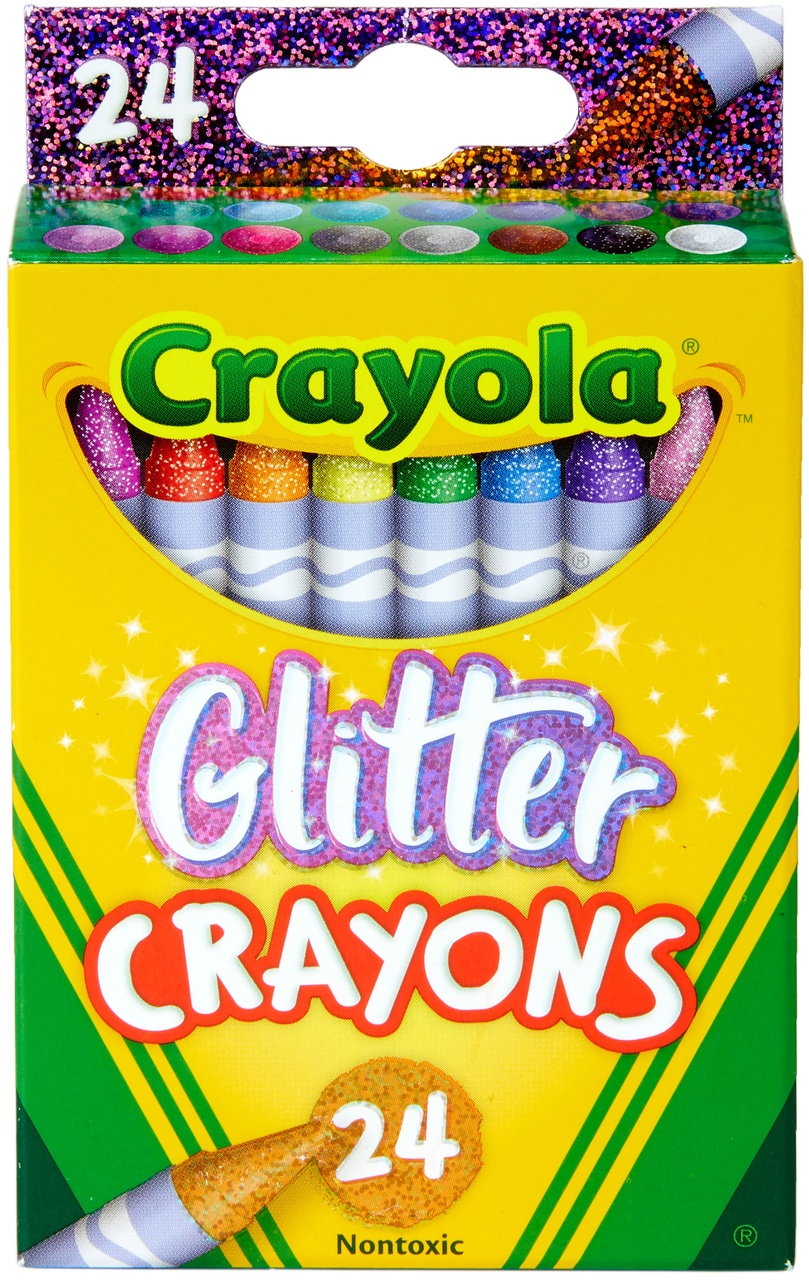 Crayola Glitter Crayons Pack of 24