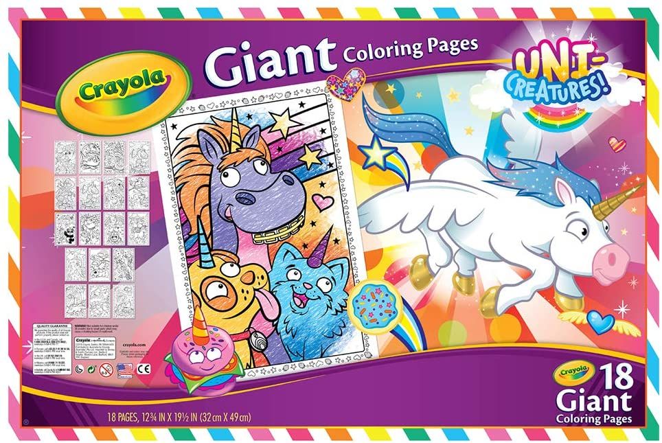 Crayola Giant Coloring Pages Uni Creatures