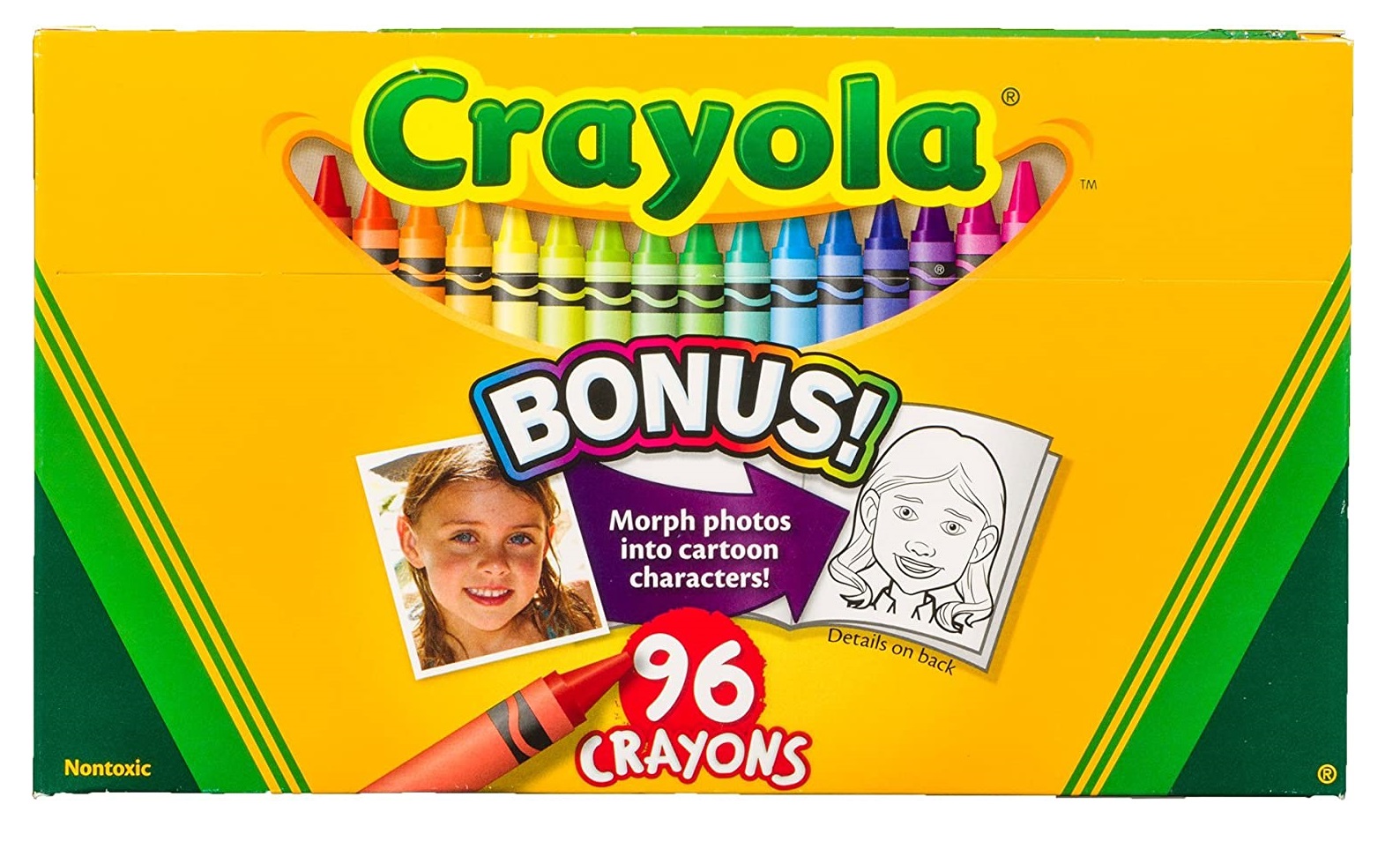 Crayola Crayon Box With New Specialty Crayon Samples 96 Count