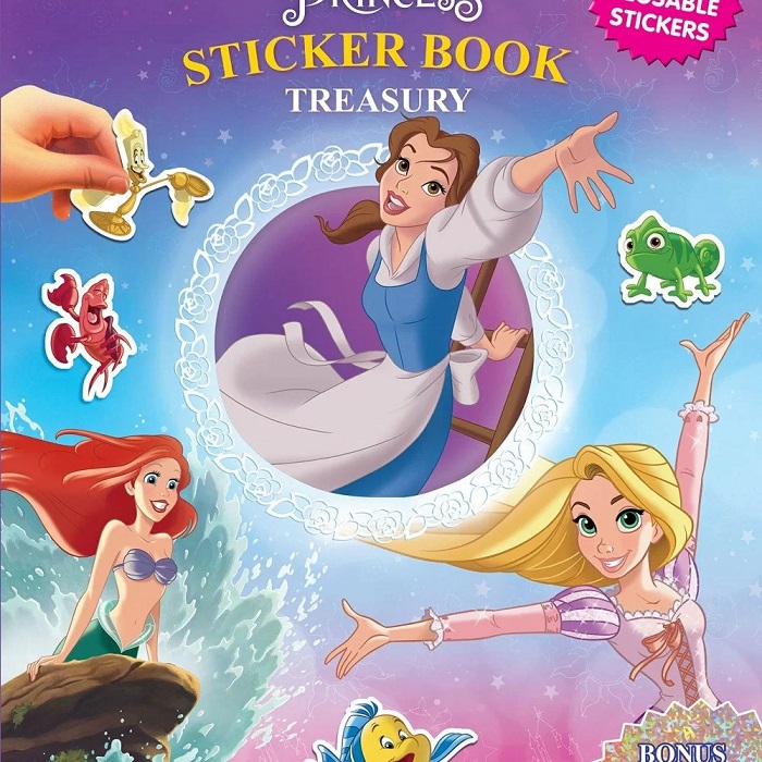 Phidal Disney's Disney Princess Sticker Book Treasuries - Multicolour