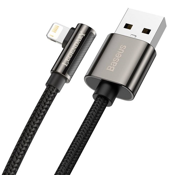 Baseus USB to Lightning Cable Baseus Legend Series, 2.4A, 1m (Black)