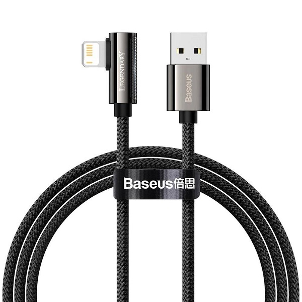 Baseus USB to Lightning Cable Baseus Legend Series, 2.4A, 1m (Black)