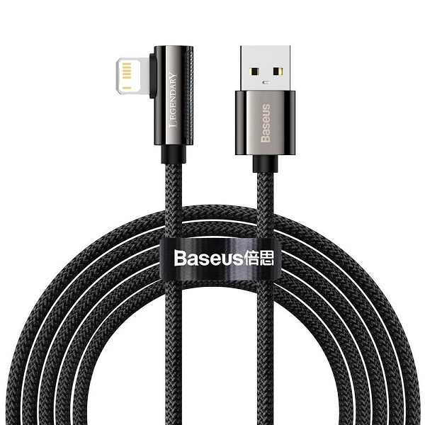 Baseus Legend Series  USB to Lightning Cable, 2.4A, 2m (Black)