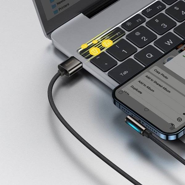 Baseus Legend Series  USB to Lightning Cable, 2.4A, 2m (Black)
