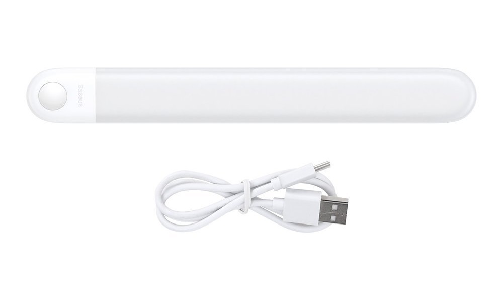 Baseus Sunshine Magnetic Lamp Natural Light LED Flashlight + Charging Cable - White