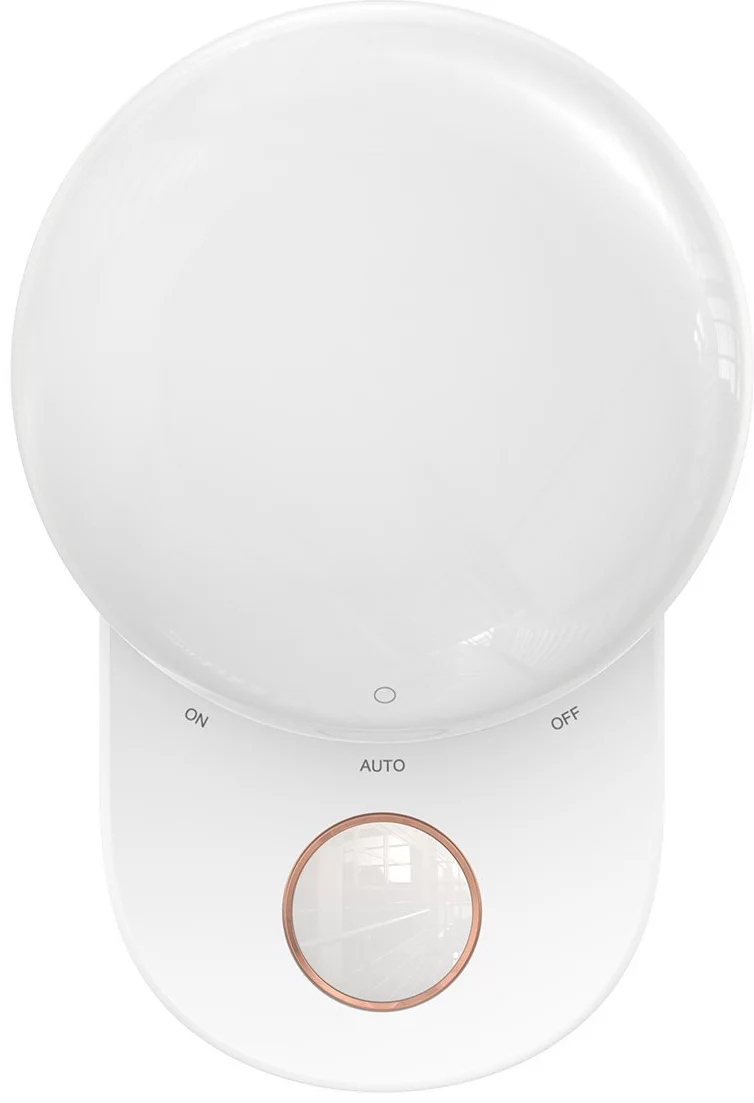 Baseus Full Moon Bedside Lamp, With Motion and Twilight Sensor - White