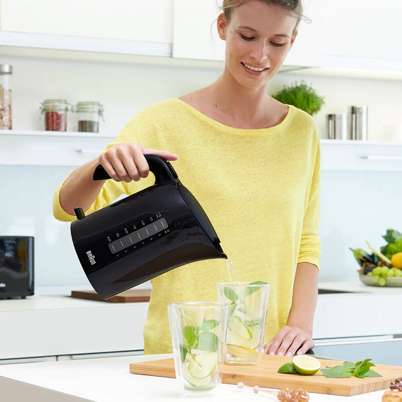 Braun - WK3110 Black Kettle 1.7 L 3000W - Black