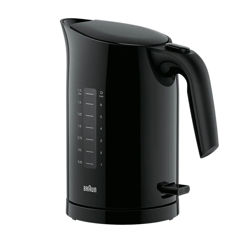 Braun - WK3110 Black Kettle 1.7 L 3000W - Black