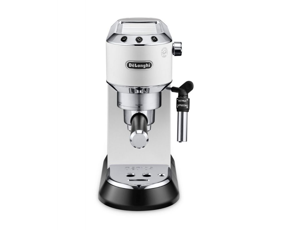De'Longhi EC685.W Dedica Style Pump Espresso, Metal, 1350 W, 1 Litre, White