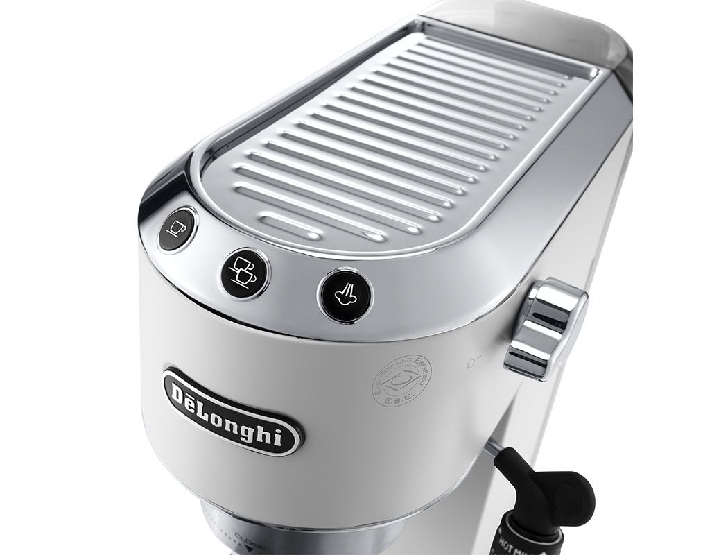 De'Longhi EC685.W Dedica Style Pump Espresso, Metal, 1350 W, 1 Litre, White