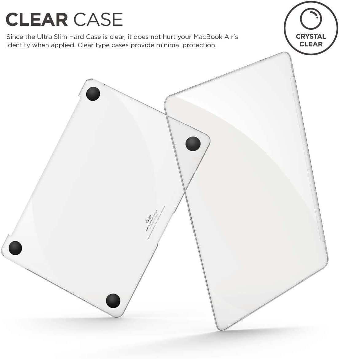 Elago cover Ultra Slim Case for Macbook Air Retina 13" 2020 - Clear