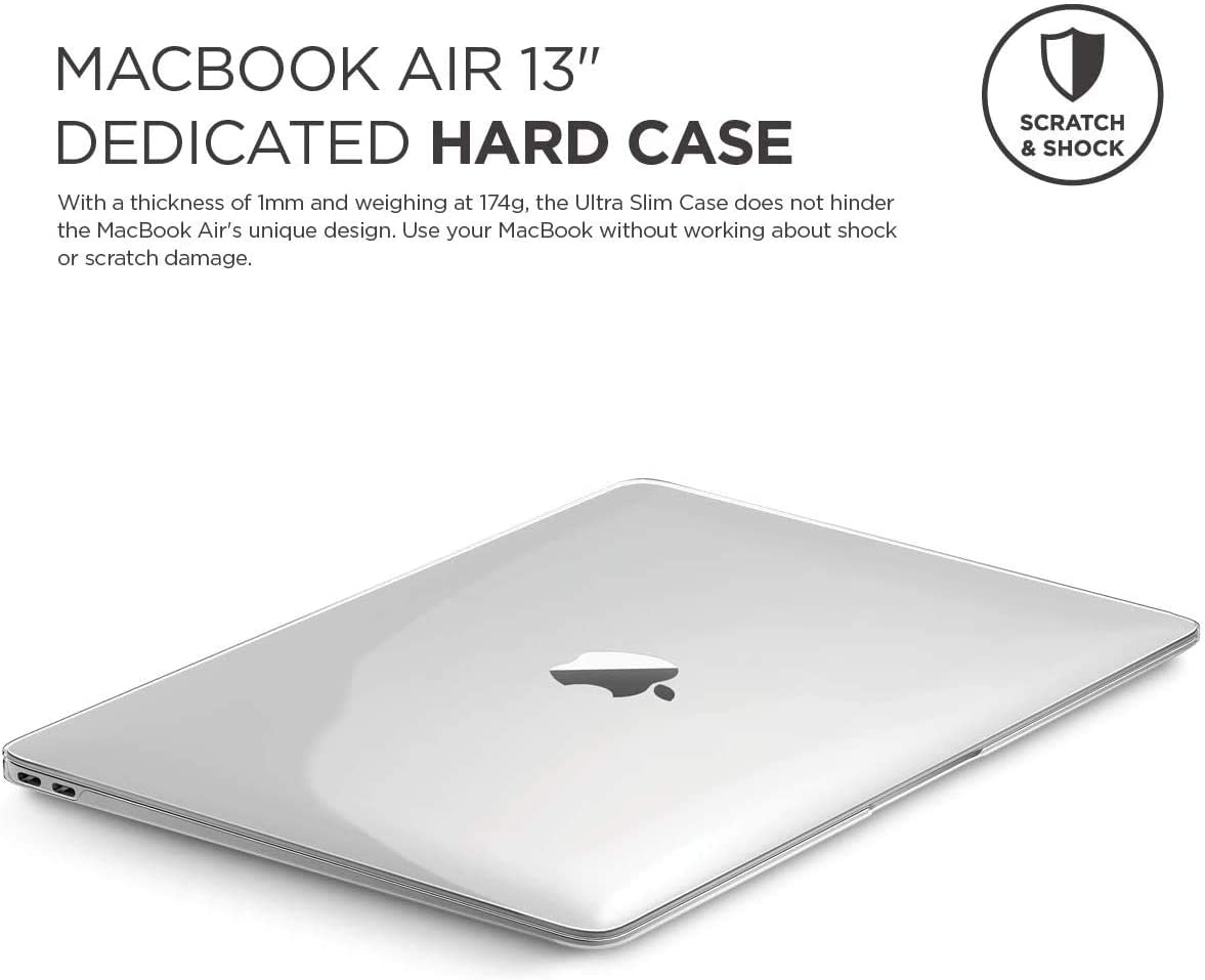 Elago cover Ultra Slim Case for Macbook Air Retina 13" 2020 - Clear